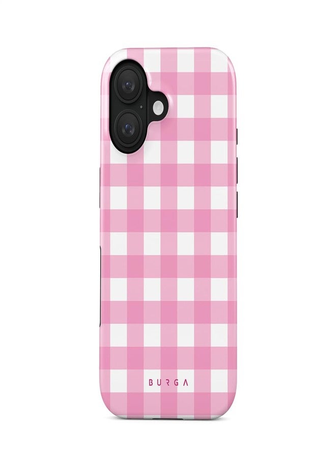 BURGA Phone Case for iPhone 16 - Cute, Trendy, Aesthetic, Pattern Phone Cover, Hard Shell Protection - fits Apple iPhone 16 Case for Women and Men - Image 1