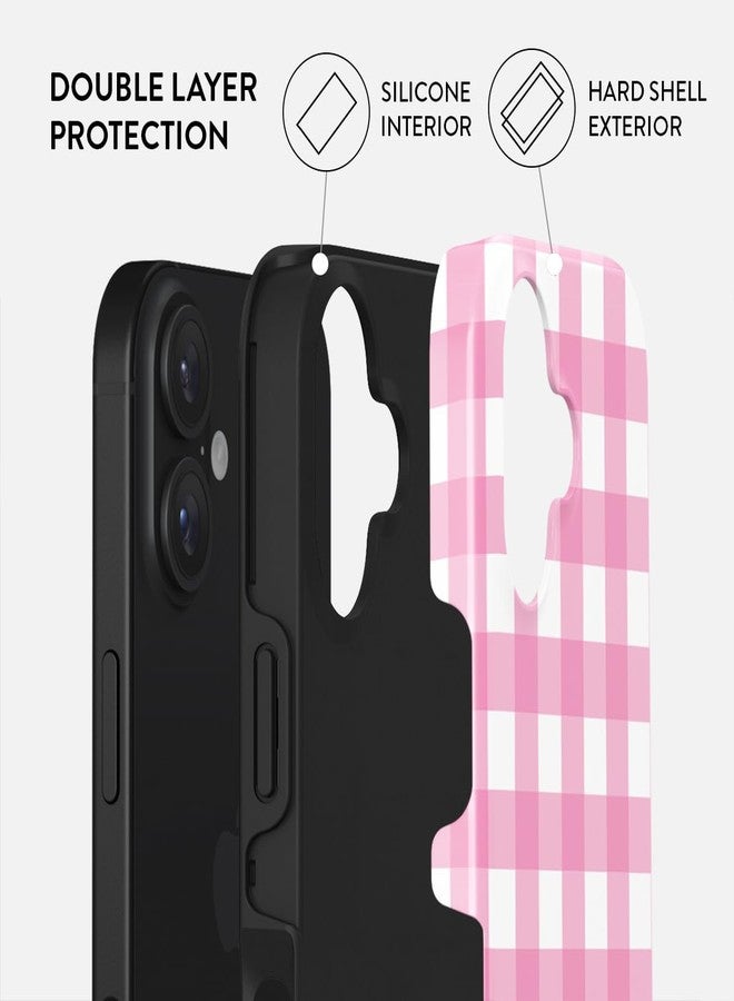 BURGA Phone Case for iPhone 16 - Cute, Trendy, Aesthetic, Pattern Phone Cover, Hard Shell Protection - fits Apple iPhone 16 Case for Women and Men - Image 2