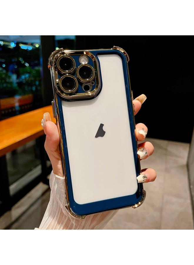 اس-توب جراب لهاتف iPhone 11 Pro Max، جراب هاتف هجين من مادة TPU مطلي بالبولي كربونات الفضائية ثنائي اللون - Image 1