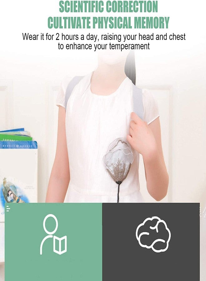 PRAYAS Plastic Smart Back Posture Corrector, Shoulder And Back Posture Band Posture Reminder With Smart Vibration Sensor Reminder For Kids Men And Women - Image 4