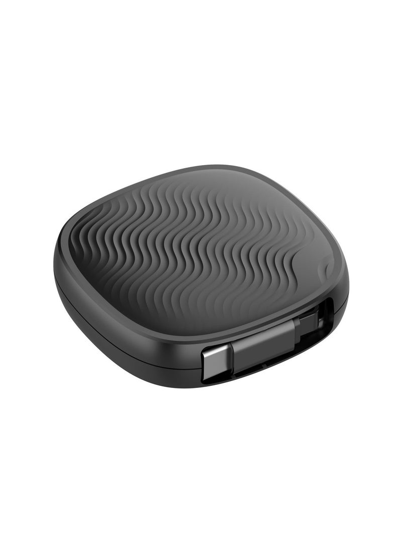 اى او سويت كابل iOsuite USB-C إلى USB-C قابل للسحب بقدرة 60 واط، شحن فائق السرعة، طول 1 متر، تصميم محمول، متوافق مع هواتف أندرويد واللابتوبات والأجهزة اللوحية – أسود - Image 1
