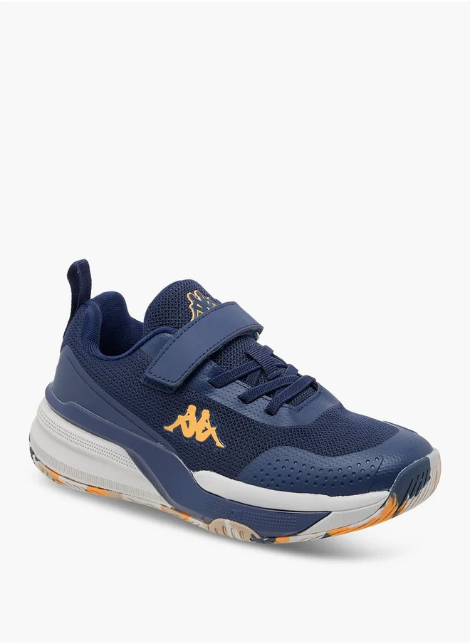 Kappa Boys' Pull Tab Detail Sports Shoes with Hook and Loop Closure