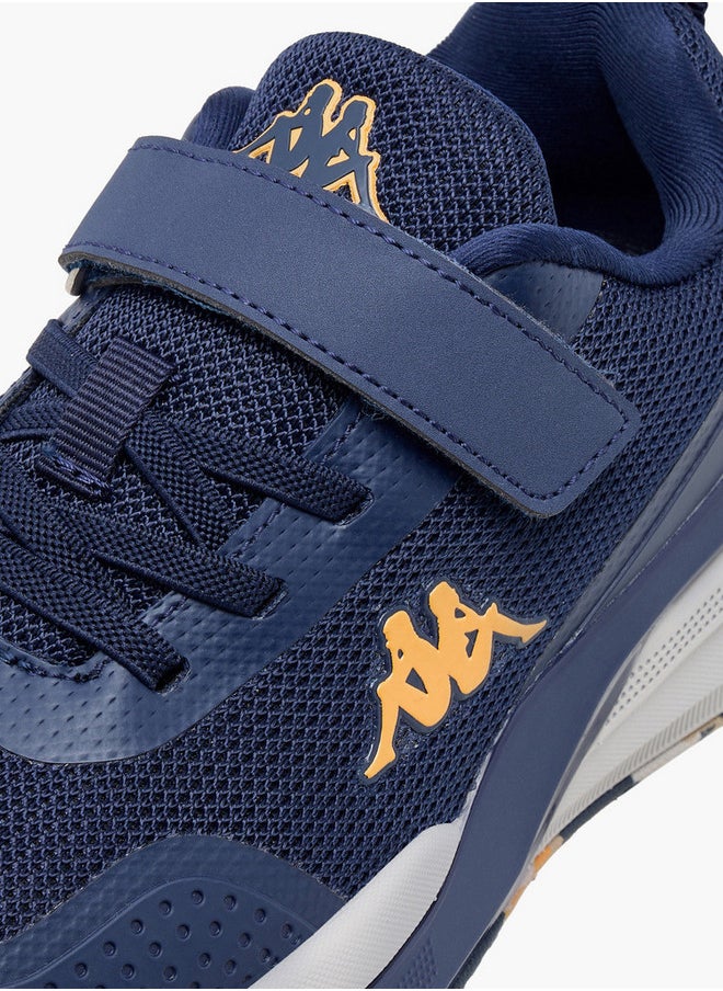 Boys' Pull Tab Detail Sports Shoes with Hook and Loop Closure
