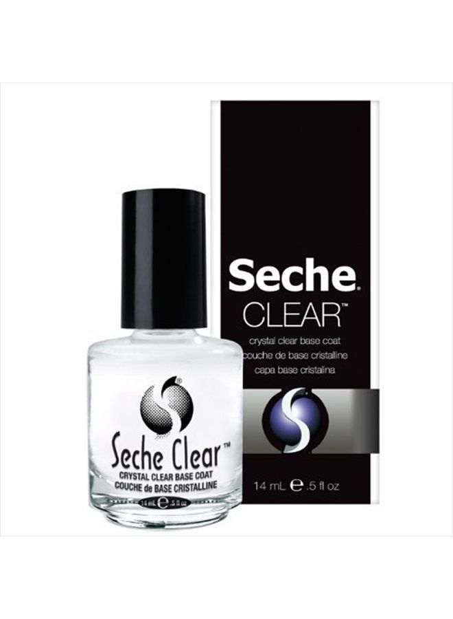 SECHE Base Nail Coat, Clear, 0.5 Fluid Ounce - Image 2
