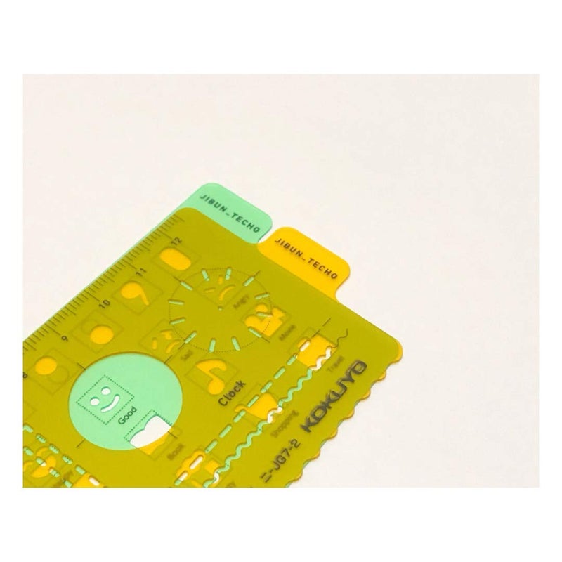 Kokuyo JIBUN_TECHO Goods, Template Stencil, Icon & Plan Version, Shared Size, Japan Import (NI-JG7-1/2) - Image 4