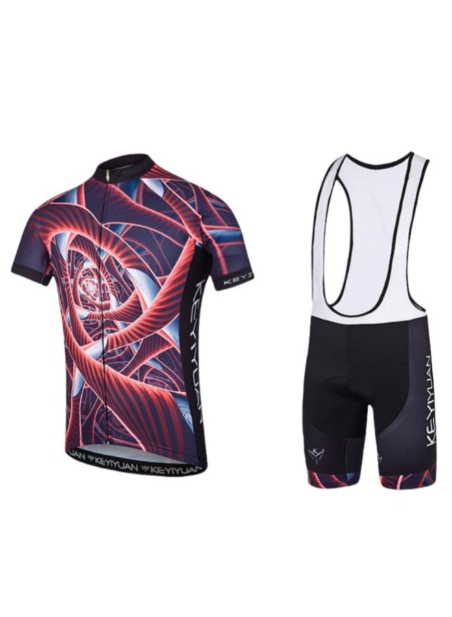 KUYING GR New Summer Outdoor Sunscreen Moisture Absorption Quick Drying Bicycle Women's Cycling Clothing Set  - Image 1