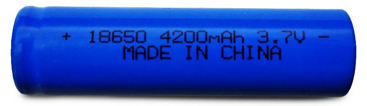 18650 4200mAh 3.7V Rechargeable Battery