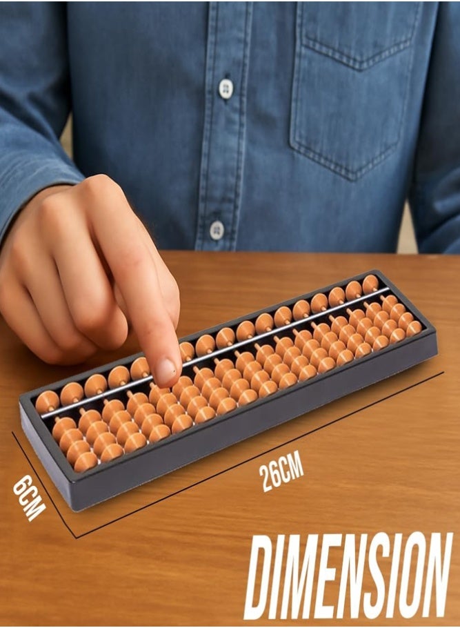 BELLSBERRY 17-Digit Abacus Soroban for Children | Wooden Math Counting Frame Educational Toy - Image 2