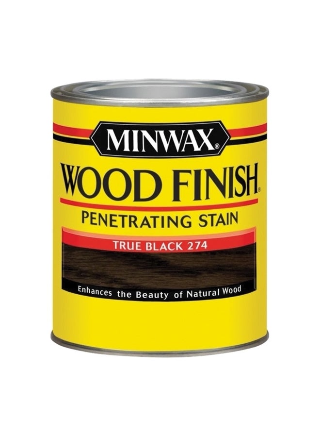 Minwax Wood Finish Oil-Based Penetrating Stain True Black 1qt 700514444