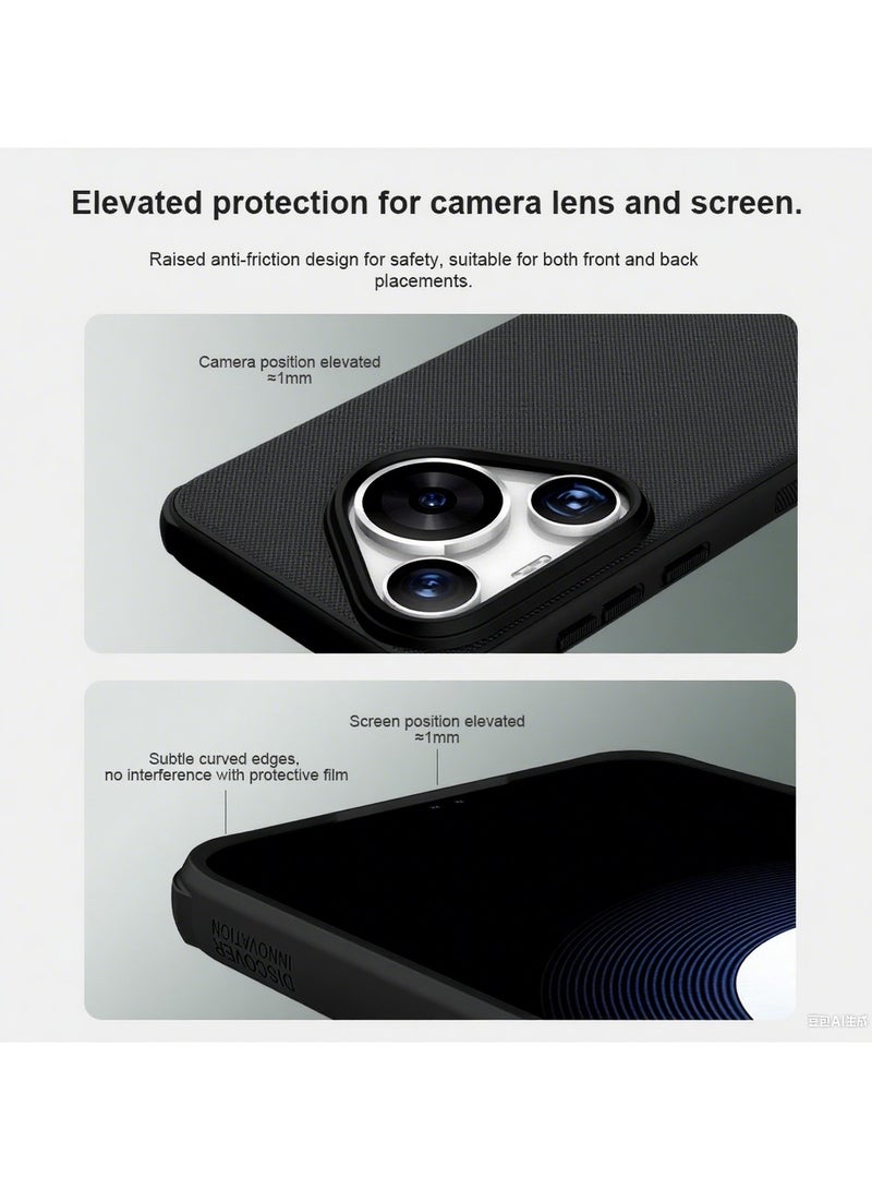 Nillkin For Huawei Pura 70 Pro / Pura 70 Pro+, TPU Shockproof Airbags Bumper, Matte Anti-Fingerprint Back Cover, Side Anti-Slip Handle Slim Fit Mobile Phone Case - Image 3