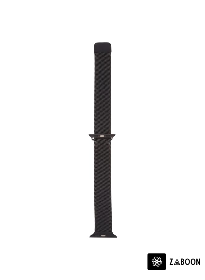 Zaboon Apple Watch Series 7 45mm / 6 & SE & 5 & 4 44mm / 3 & 2 & 1 42mm Milanese Gradient Stainless Steel Watch Band - Image 4