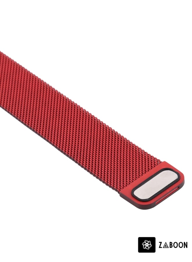 Zaboon Apple Watch Series 7 45mm / 6 & SE & 5 & 4 44mm / 3 & 2 & 1 42mm Milanese Gradient Stainless Steel Watch Band - Image 5