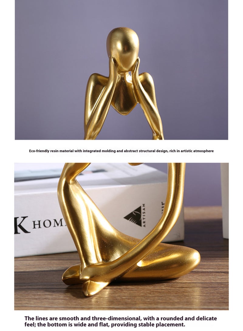 Mini Abstract Figure Ornaments Home Accessories Porch Decoration Living Room Creative Resin Ornaments - Image 2