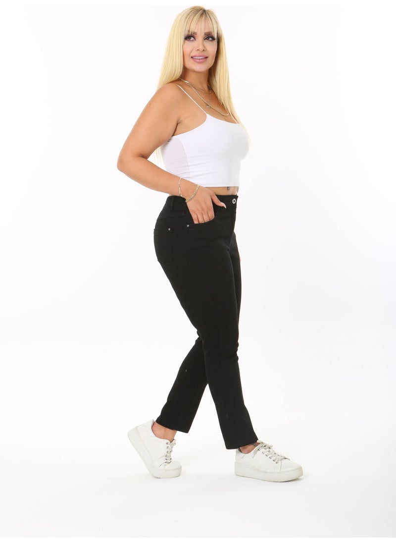 Relaxed Fit Ankle Length Lycra Gray Women's Plus Size Jeans - pzsku/ZA8FFE766DC0F73007424Z/45/_/1733941135/20b138c6-3fd0-48dd-8c97-6d5b1a739a1b