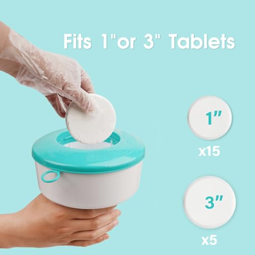 POOLWHALE Pool & Spa Floating Dispenser Collapsible Floater - Image 2
