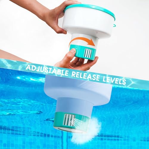 POOLWHALE Pool & Spa Floating Dispenser Collapsible Floater - Image 4