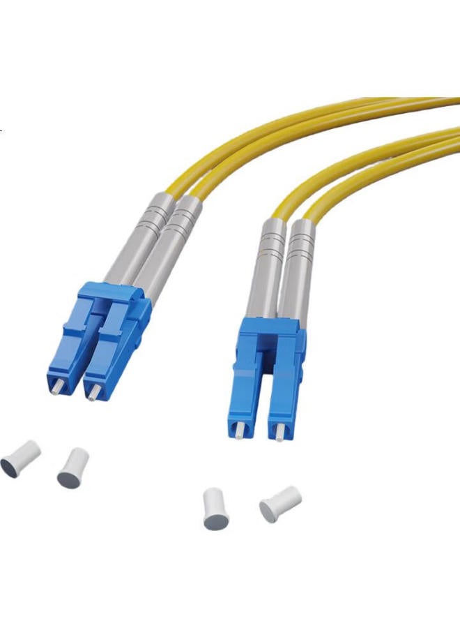 Nokoxin Telecom-Grade Fiber Optic Patch Cable, Single-Mode Dual-Core Fiber Optic Cable, Optical Module, Data Center Connection Pigtail, Supports Customized Length, Upc Connector, 20 Meters Lc-Lc - Image 1
