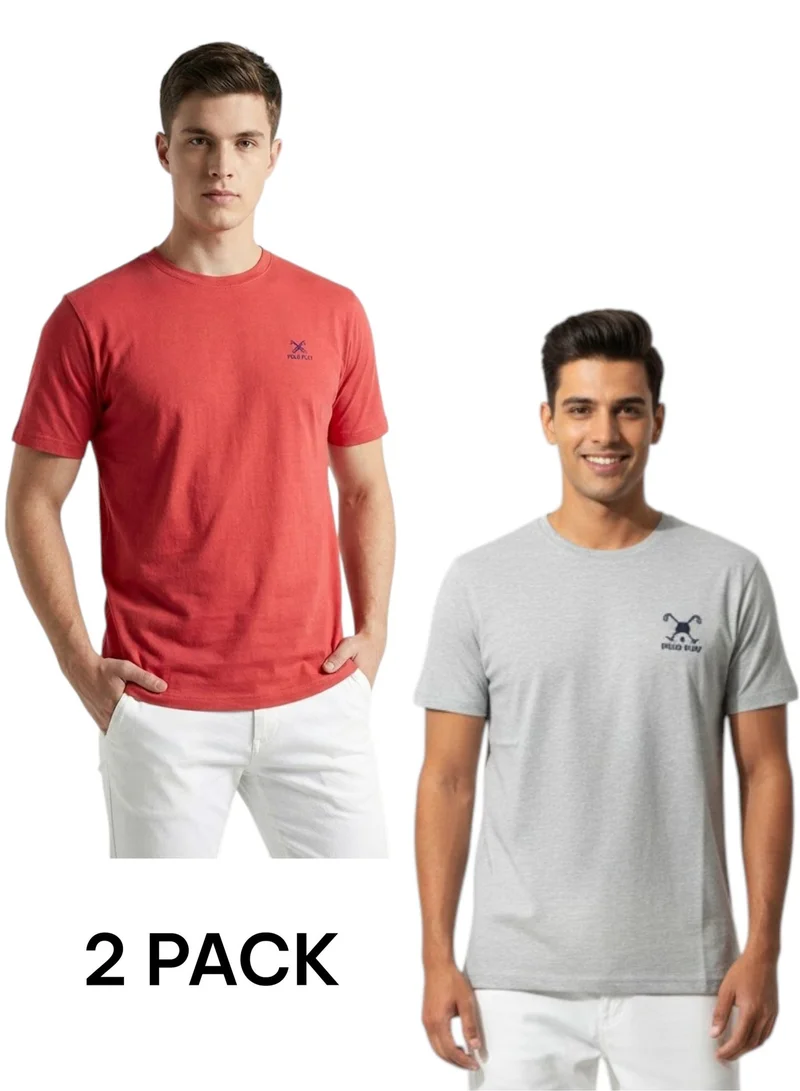 بولو بلاي  Multipack Graphic Print T-Shirt for MEN