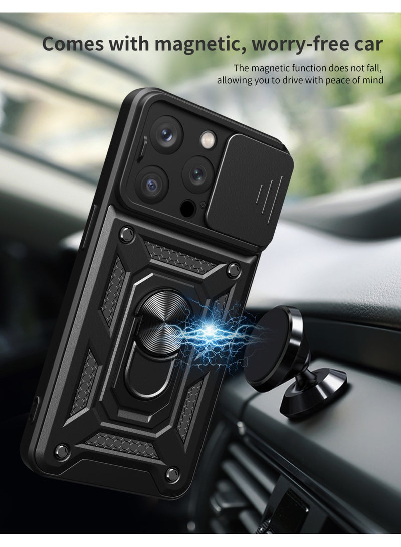 URBBKING Protective Case Cover For Apple iphone 15 Pro 5G Black - Image 3