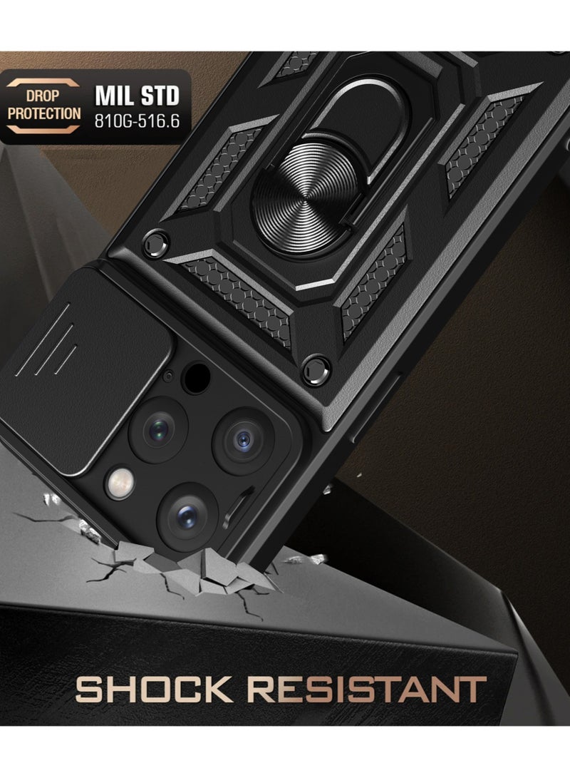 URBBKING Protective Case Cover For Apple iphone 15 Pro 5G Black - Image 2