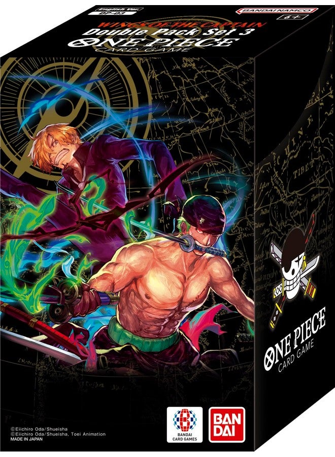 Bandai Bandai One Piece Trading Card Games Flanked by Legends Double Pack Set Vol.3