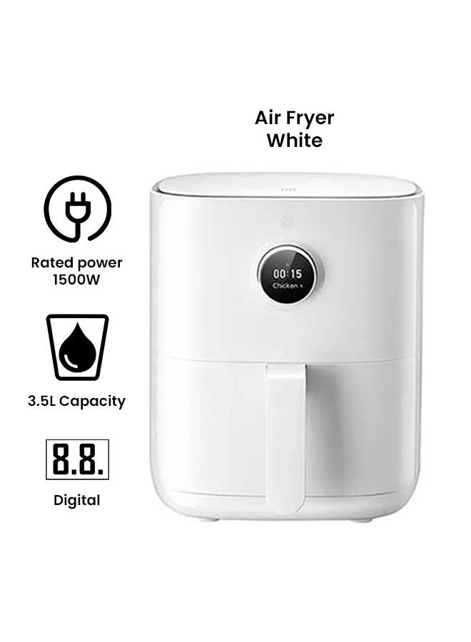 شاومي مقلاة هوائية مي ذكية بخاصية دوران الهواء الساخن 360 درجة 3.5 L 1500 W BHR4857HK/BHR4849EU أبيض - Image 2
