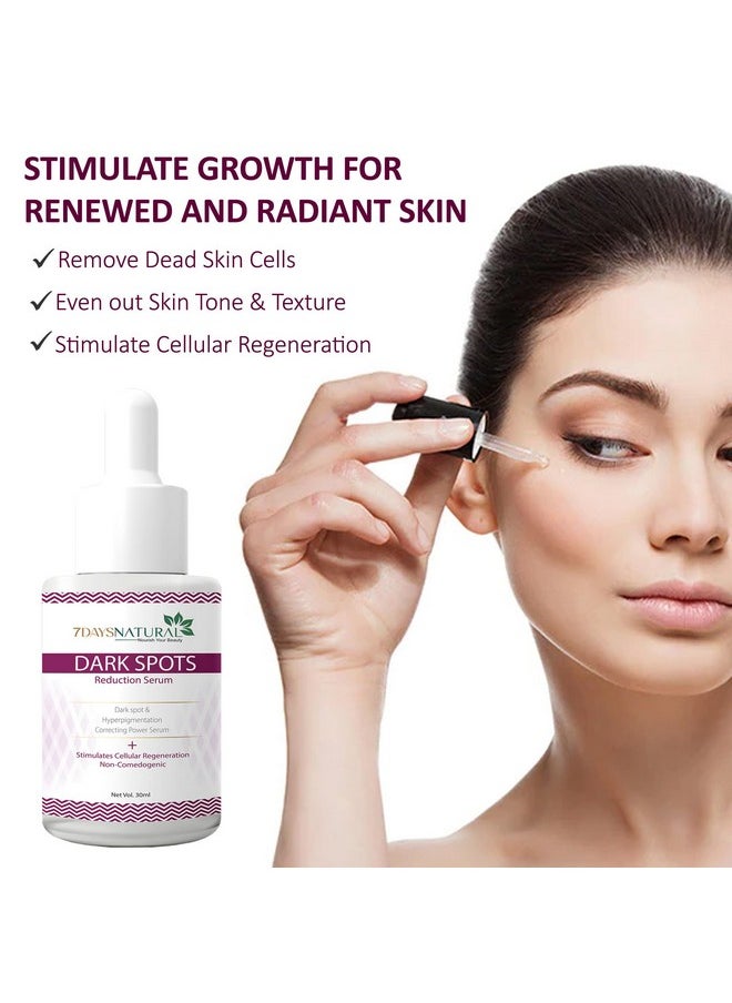 7 Days - Serum For Pigmentation & Dark Spots Removal Antipigmentation Face Serum For Men & Women With Hyaluronic Acid To Remove Blemishes Acne Marks & Tanning 30 Ml - Image 1