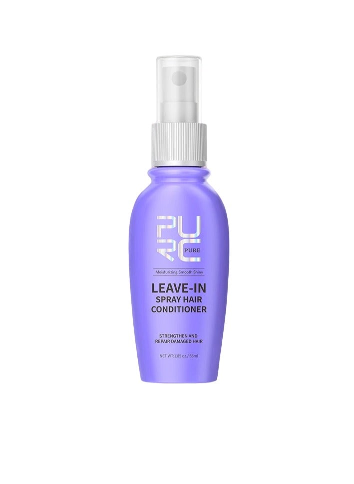 PURC Hair Conditioner Spray, Moisturizing Leave In Conditioner Spray Hair Mask, Nourishing Natural Fractionated Coconut Oil Hair Serum, Hair Loss Treatment Essence For Men And Women, (55ml) - Image 1