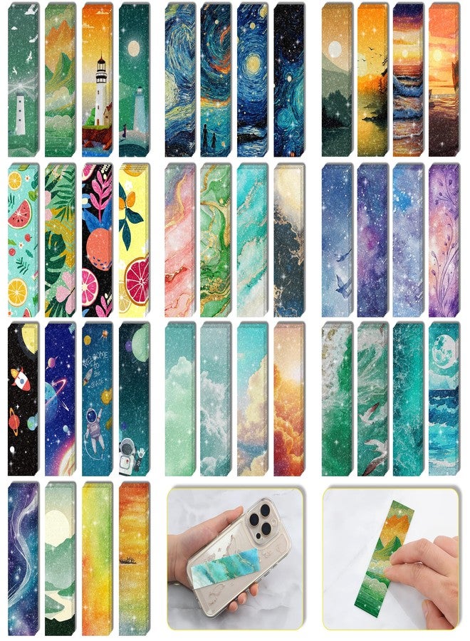 Sondeng 80PCS Anxiety Sensory Stickers Calming Textured Stickers Anxiety Relief Items Mental Health Fidgets for Adults Teens Kids Anti Stress Calming Breathing (Colorful) - Image 1