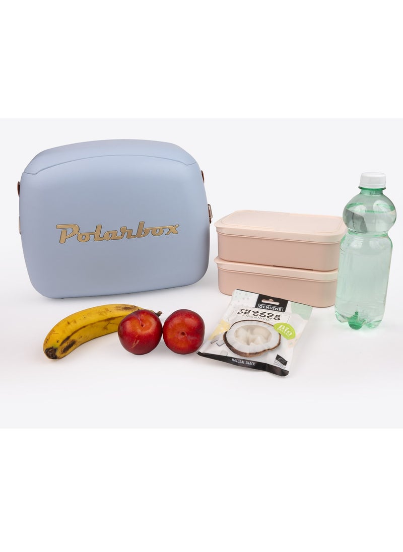 Polarbox - Polarbox 6 Liters Urban Cooler Bag with 2 Containers Bruma Gold | Lunch Box | thermal cooler box | Ice Box - Image 1