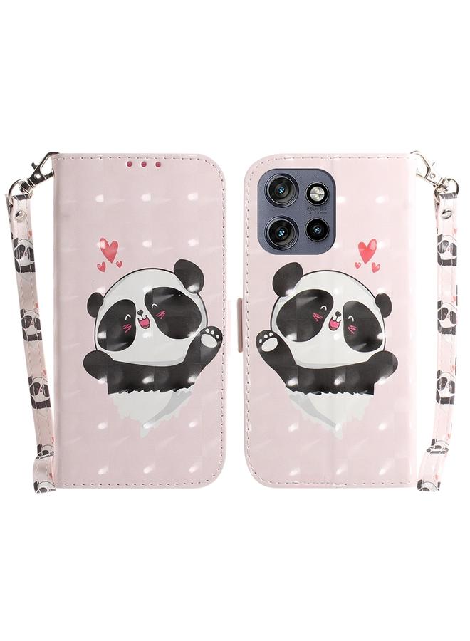 اس-توب جراب لهاتف Motorola Edge 50 Neo 5G Global 3D جراب هاتف جلدي ملون قابل للطي - Image 1