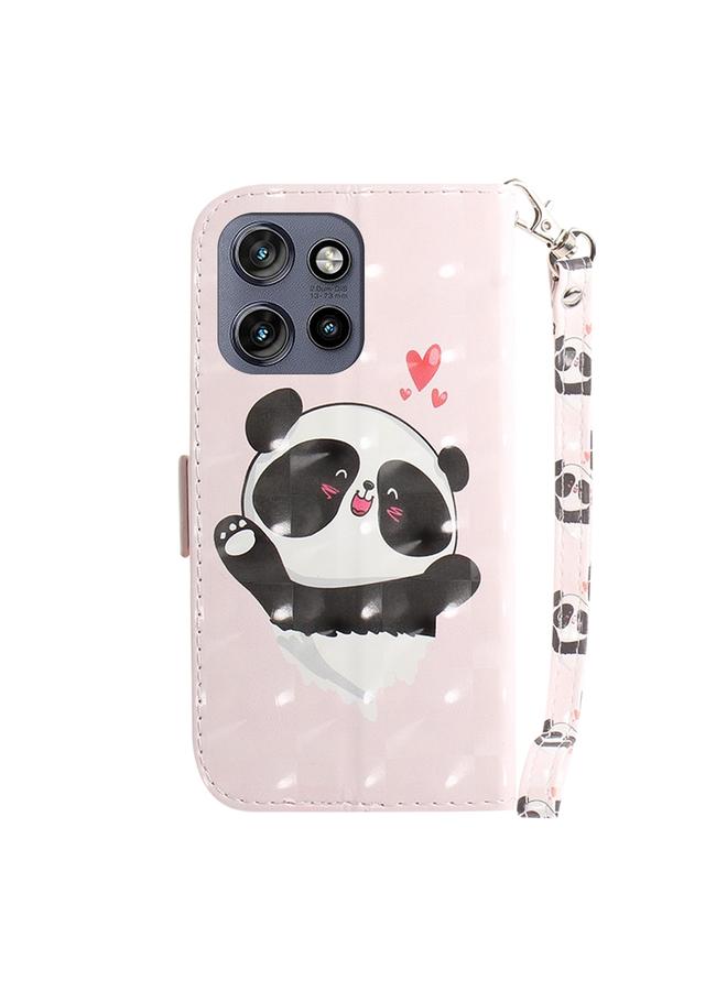 اس-توب جراب لهاتف Motorola Edge 50 Neo 5G Global 3D جراب هاتف جلدي ملون قابل للطي - Image 3