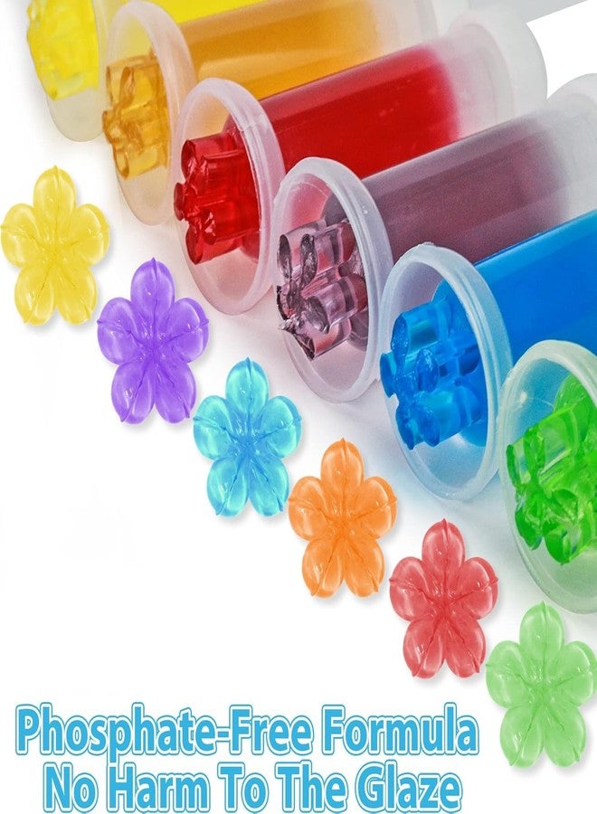 FORGEOG-Toilet Cleaner-Bathroom Cleaner-Toilet Refills-Flower Toilet Gel Stamp-Toilet Fresheners Gel Toilet-Air Fresher-Toilet Air Fresher-Toilet cleaner gel(1 pic)(Multi Color) (FQ12) - Image 3