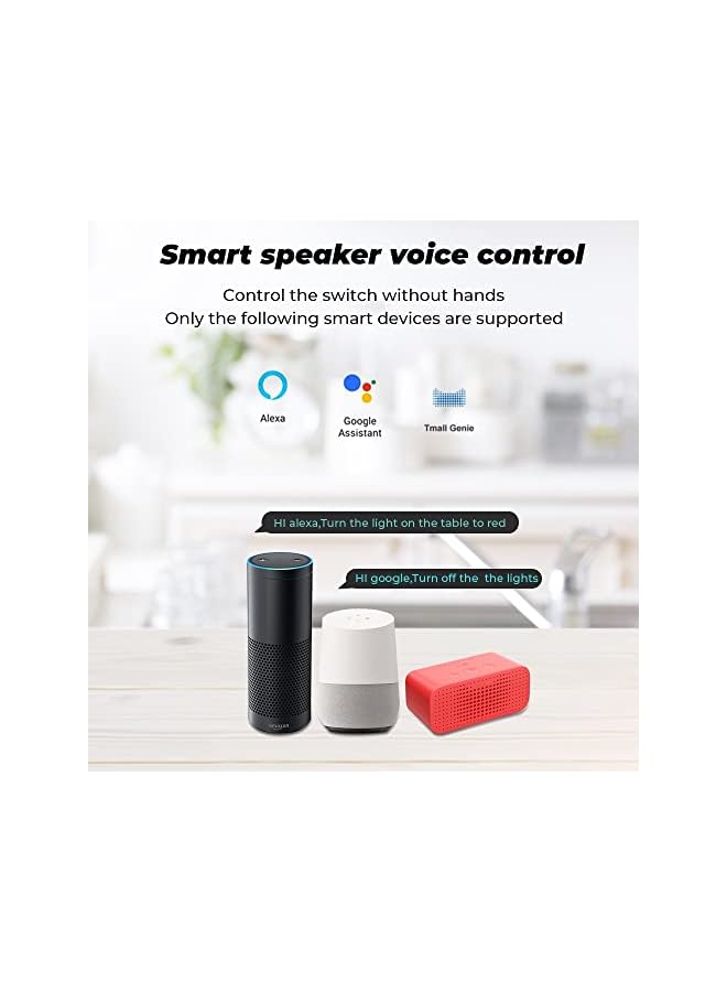 PROMASS promass Tuya Wifi Smart Plug 20A Wireless Socket Mini Wifi Outlet Timing Schedule Function Smart Life App Remote Control Works with Amazon Alexa Google Home Siri Samsung Smart Things (1 Pcs)  - Image 4