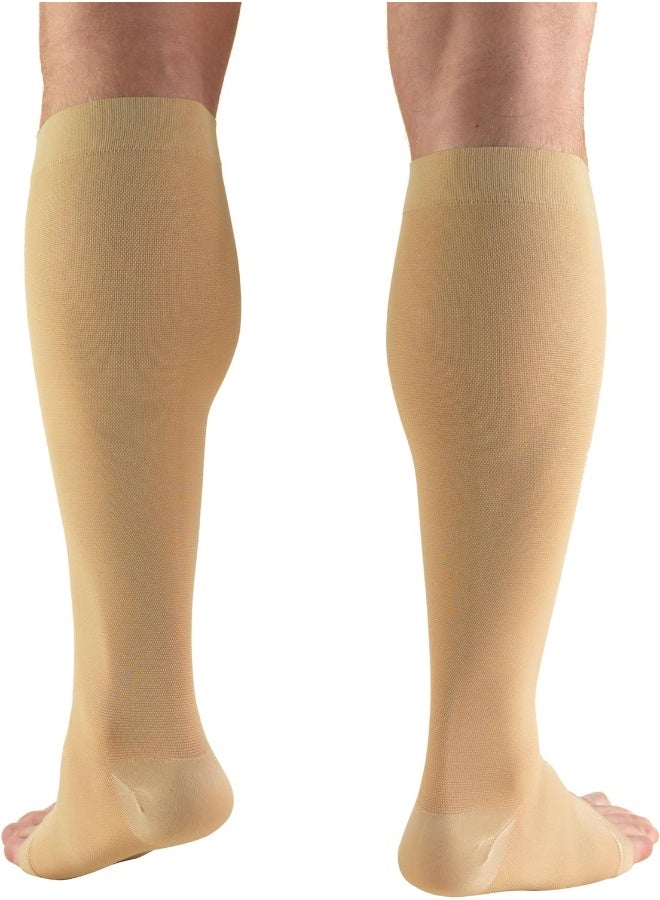 Truform Truform 20-30 mmHg Compression Stocking for Men and Women, Knee High Length, Open Toe - Image 5