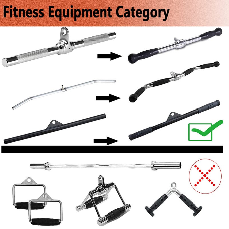 Taeku Foam Handle Grip Covers â€“ 1 Pair Anti-Slip Tubing Sleeves for Fitness Equipment, Tools, Garden Handles (18CM) - Image 3