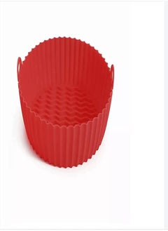 Generic Air frying liner - Silicone frying Cooking for Air Fryer, Air Fryer Parchment Liner, Oil-proof, Water-proof, Liner for oven, microwave, air fryer (Silicone, 8.5 Inch) 