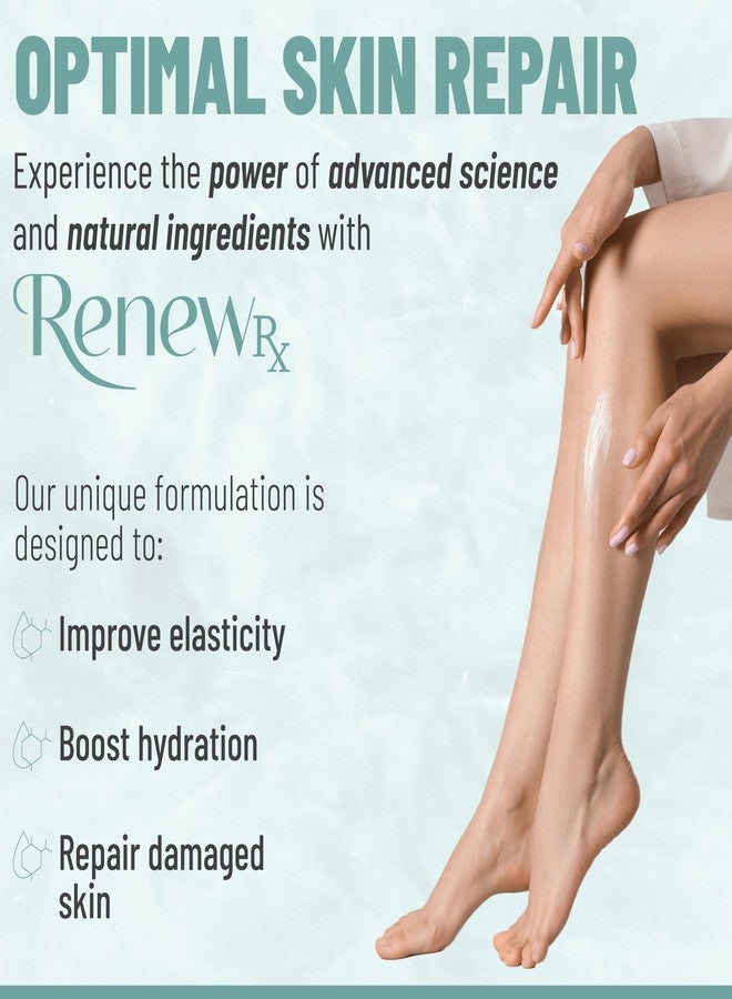 RENEW RX Collagen + Elastin Skin Strengthening Body Butter for Dry Skin - Hydrating & Firming Skin Care, Vegan Skincare, 16 oz - Image 4