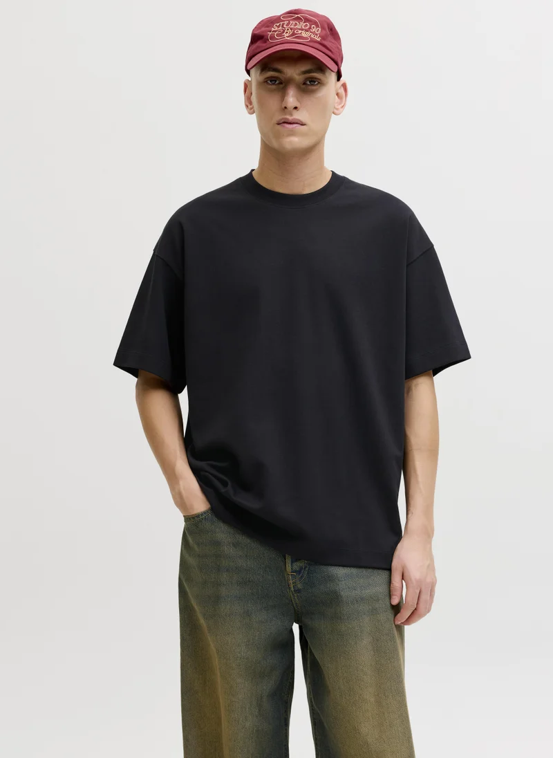 جاك اند جونز JJEBARRON TEE SS O-NECK NOOS
