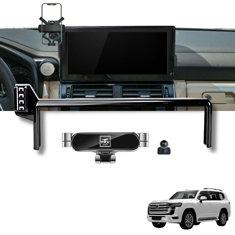 TRX AUTO Phone Holder For Toyota Land Cruiser 300 2023-2026 | Toyota LC 300 Phone Holder | Screen Bracket | Compatible with Land Cruiser 300 (VXR GR Sport & GXR plus) Without USB Port - Image 1