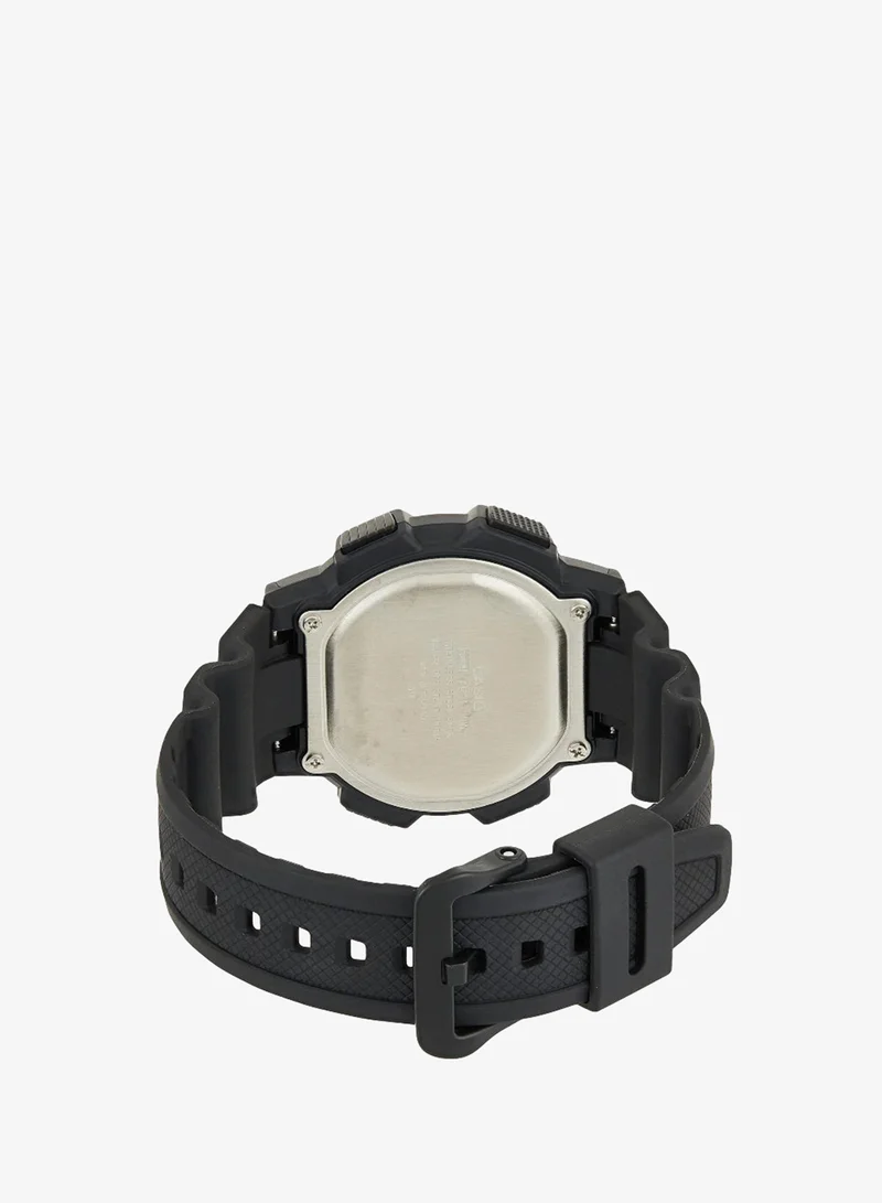 Casio Men's Digital Display Watch With Black Resin Strap - AE-1100W-1B