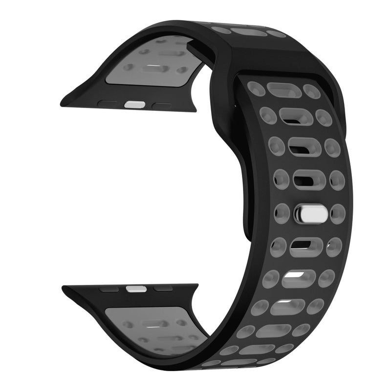 Bluejw Lionorm Two-Tone Smart Sport Silicone Replacement Watch Band for Apple Watch Series 10, 9, 8, 7 – Durable & Comfortable Strap to Replace Your Watch Strap - Image 1