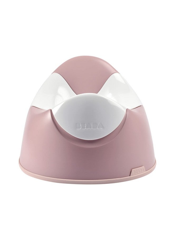 BEABA Ergonomic Training Potty, Provides Comfort and Support, Lightweight & Portable, Compact Toddler Potty (Rose) - Image 1