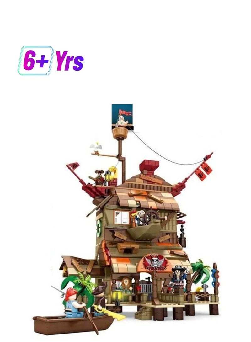 Sembo 1553 - Capture the island building blocks - 1240 pcs - Image 1