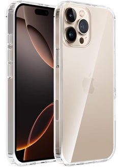Tersely Crystal Clear Case for iPhone 16 Pro Max(6.9-Inch), [Anti-Yellowing] Hard Back Slim Shockproof Bumper Anti-Scratch, Suitable for Wireless Charging  - Image 1