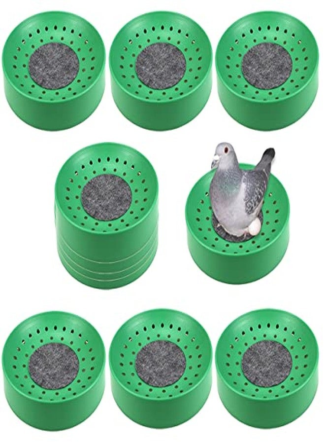 YOLUFER 10 Pcs Plastic Pigeon Nest Bird Nest Bowls Pigeon Nest Bowl Breeding Hatching Nest for Pigeons Quails Breeding Hatching - Image 1
