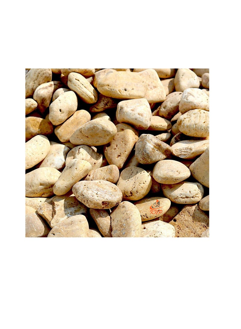 KNP Yellow Forest River Stone Natural Garden Material 1-2 cm 10 kg - Image 2
