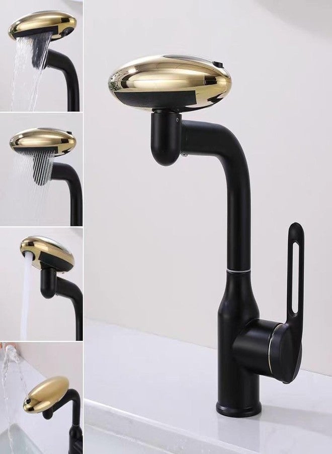 BWOGUE 4-in-1 Kitchen Tap, Pull-Down Faucet for Kitchens, Stainless Steel Faucet | Hot & Cold Mixer Tap with 4 Modes | Splash-Proof Extension Sprayer for Kitchen Sink, Bathroom Basin & Washbasin - Image 1