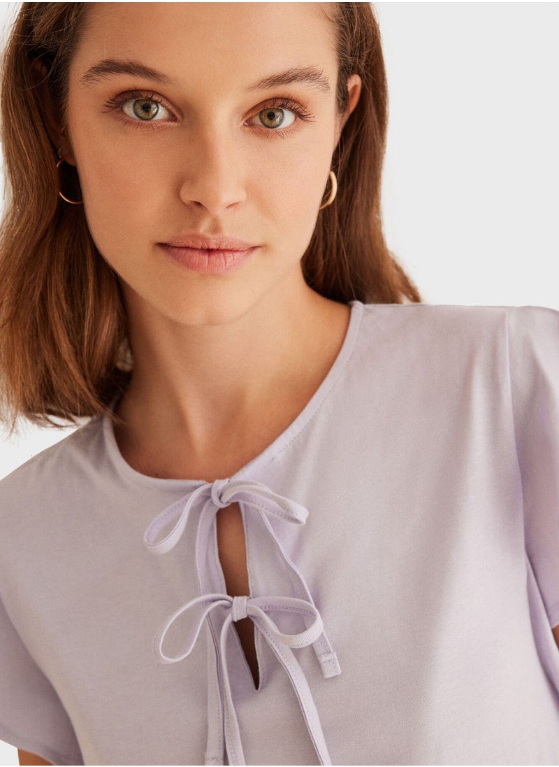 women'secret - Lilac Floral Pyjama Set - Image 1