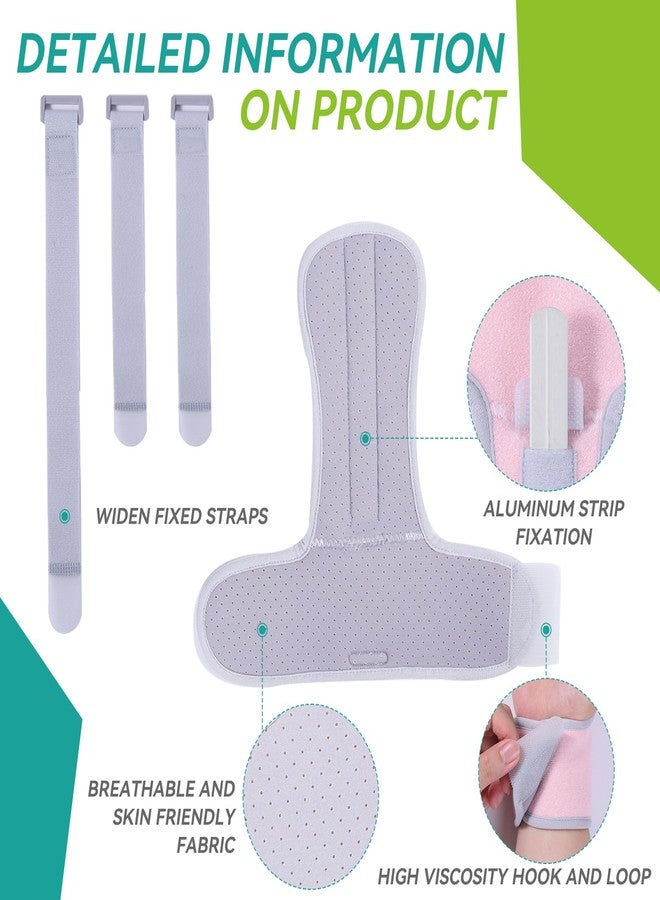 Lefeke Trigger Finger Splint, Finger Brace for Middle, Index, Pinky, or Ring Finger Support, Hand Splint for Broken Fingers, Arthritis, Fracture, Hand Brace with Fingers Support (2 fingers Fixed) Pink - Image 5